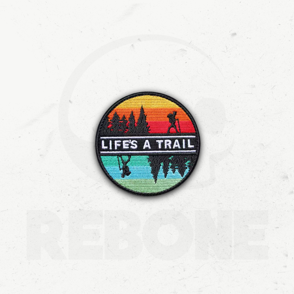 LIFE'S A TRAIL - PATCH BRODÉ