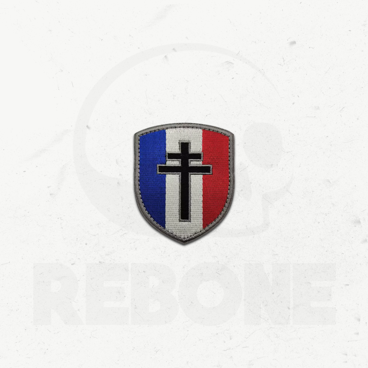 CROIX DE LORRAINE - PATCH BRODÉ