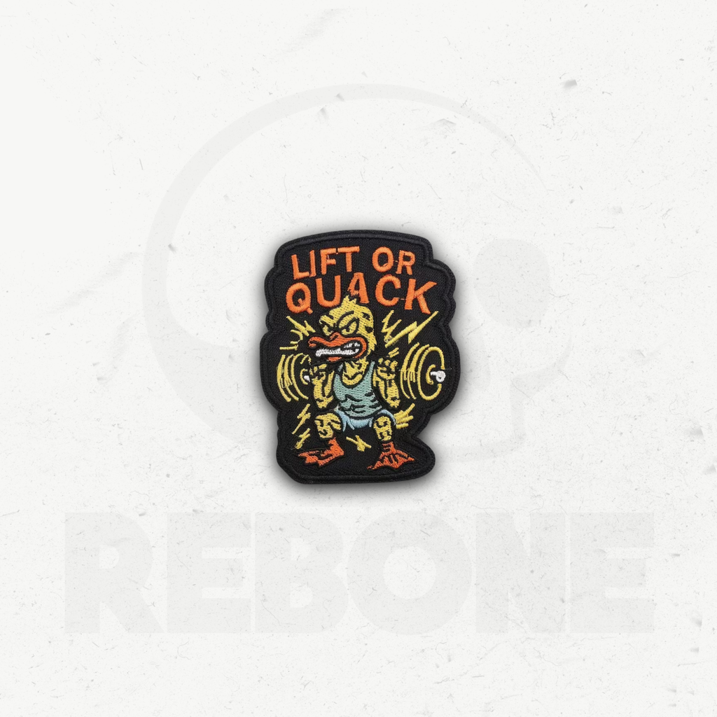LIFT OR QUACK - PATCH BRODÉ