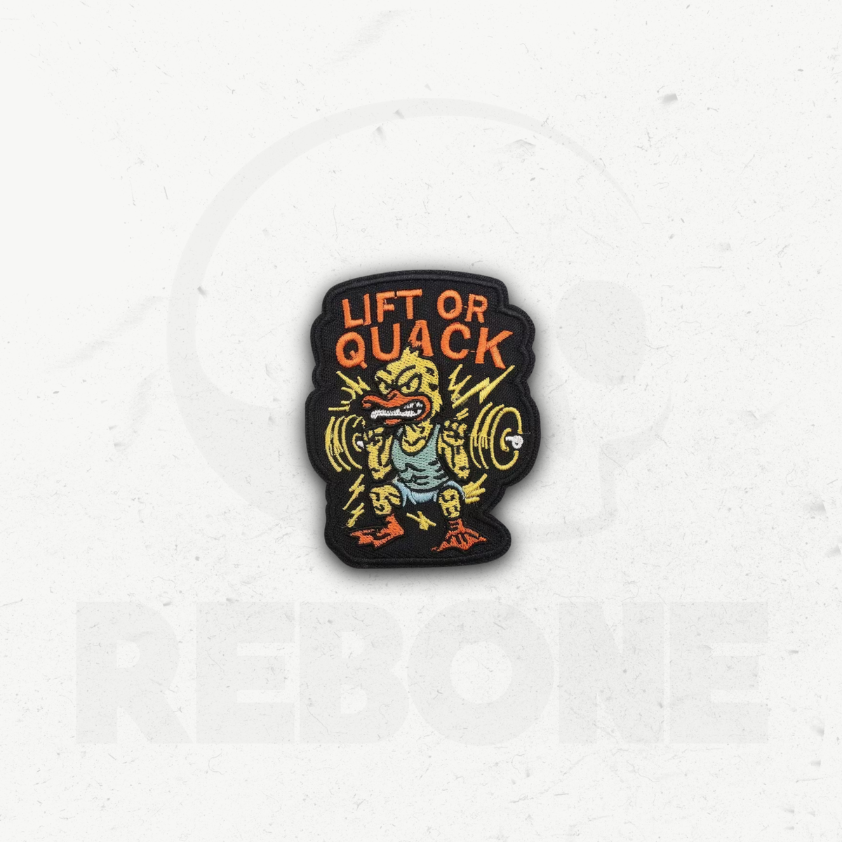 LIFT OR QUACK - PATCH BRODÉ