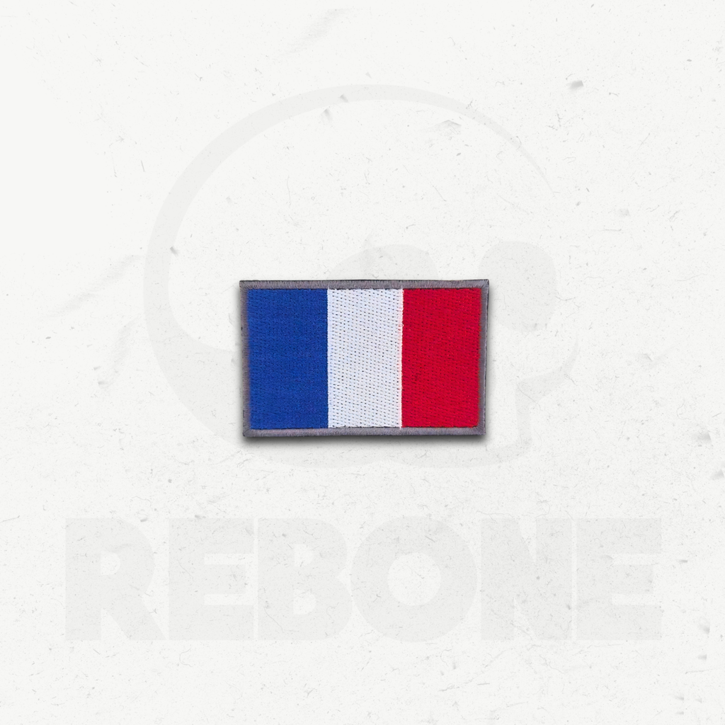 DRAPEAU FRANCE #2 - PATCH BRODÉ