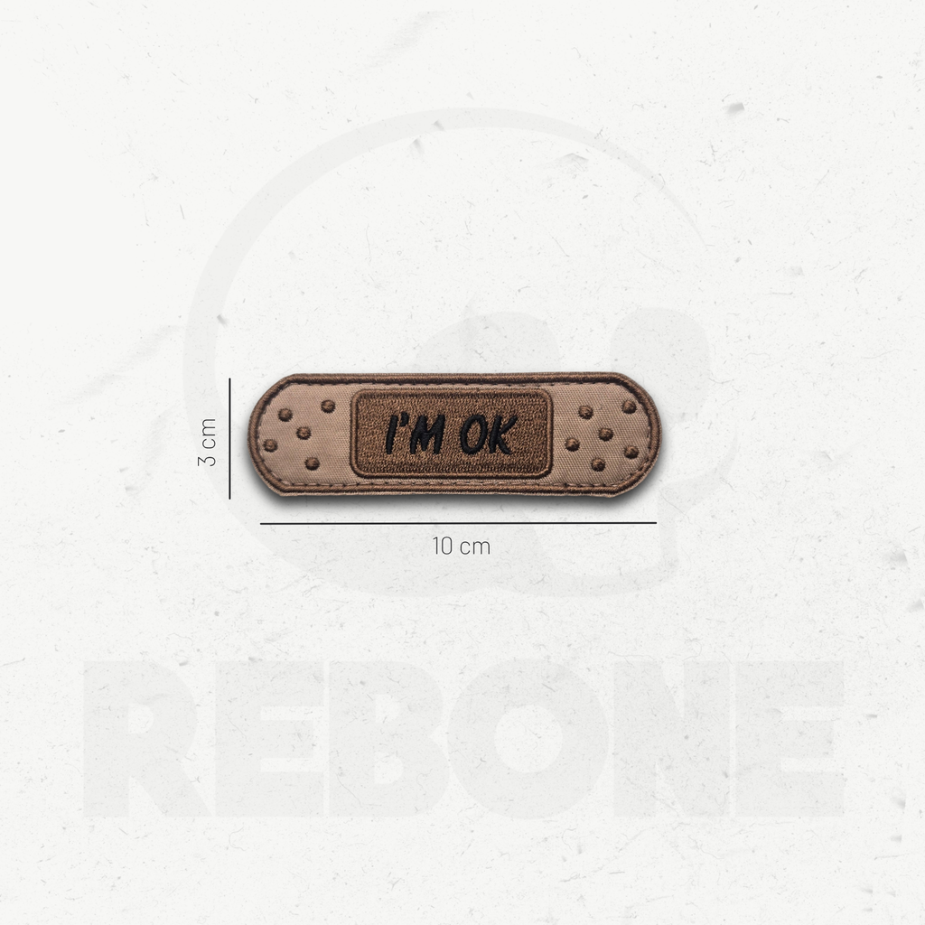 I'M OK - PATCH BRODÉ