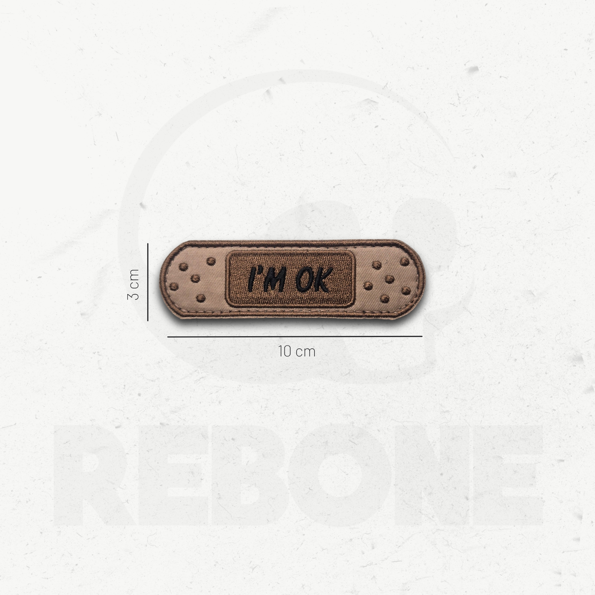 I'M OK - PATCH BRODÉ