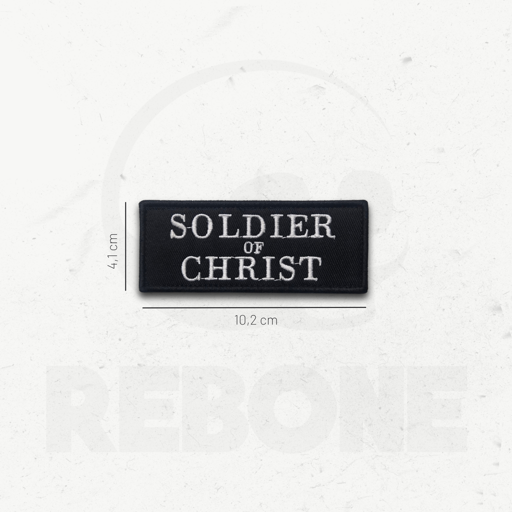 SOLDIER OF CHRIST #1 - PATCH BRODÉ