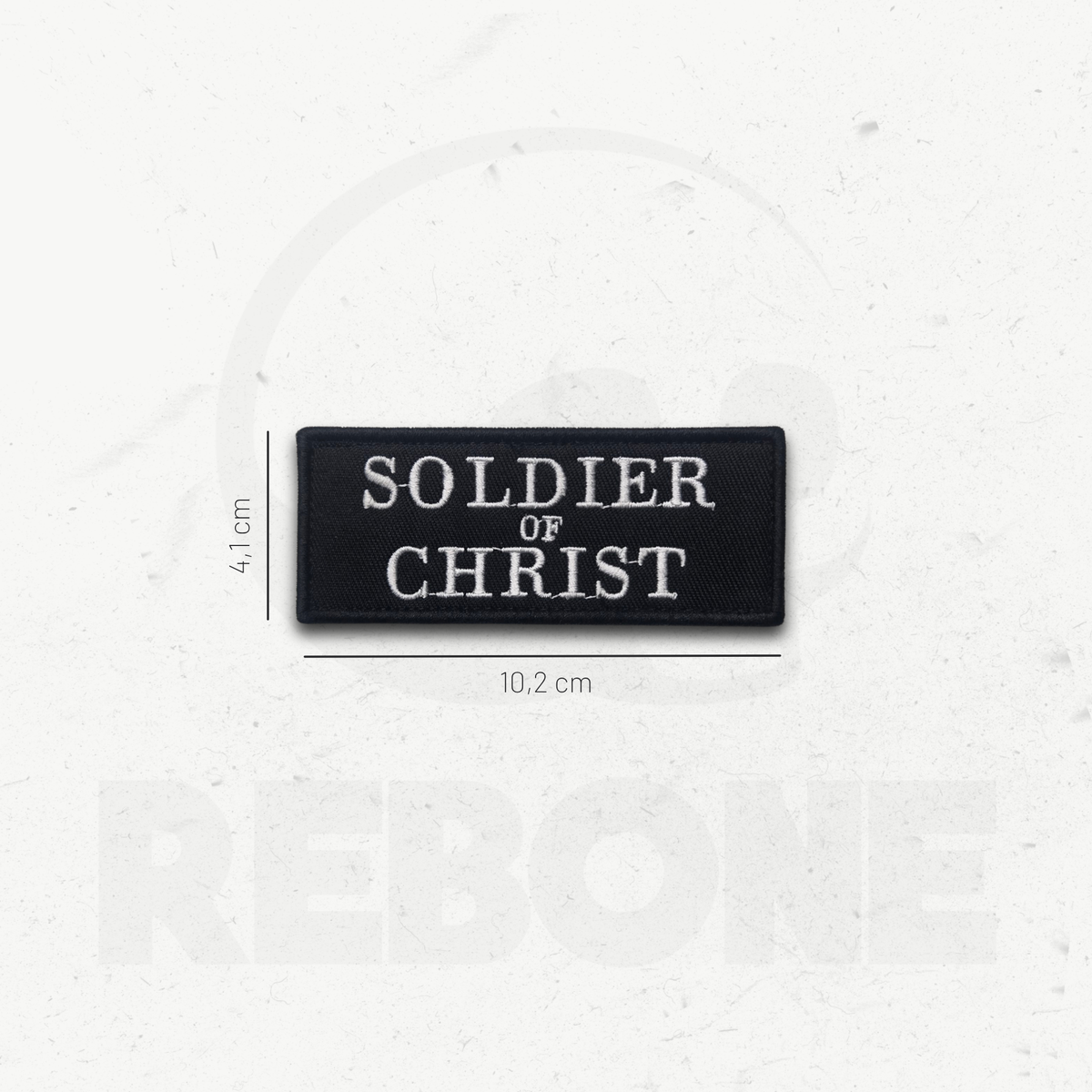 SOLDIER OF CHRIST #1 - PATCH BRODÉ