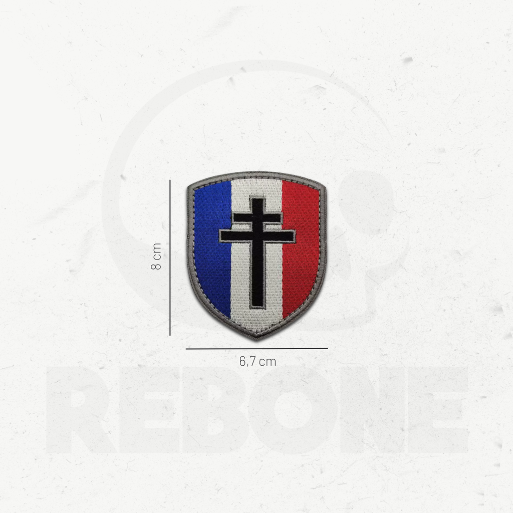 CROIX DE LORRAINE - PATCH BRODÉ