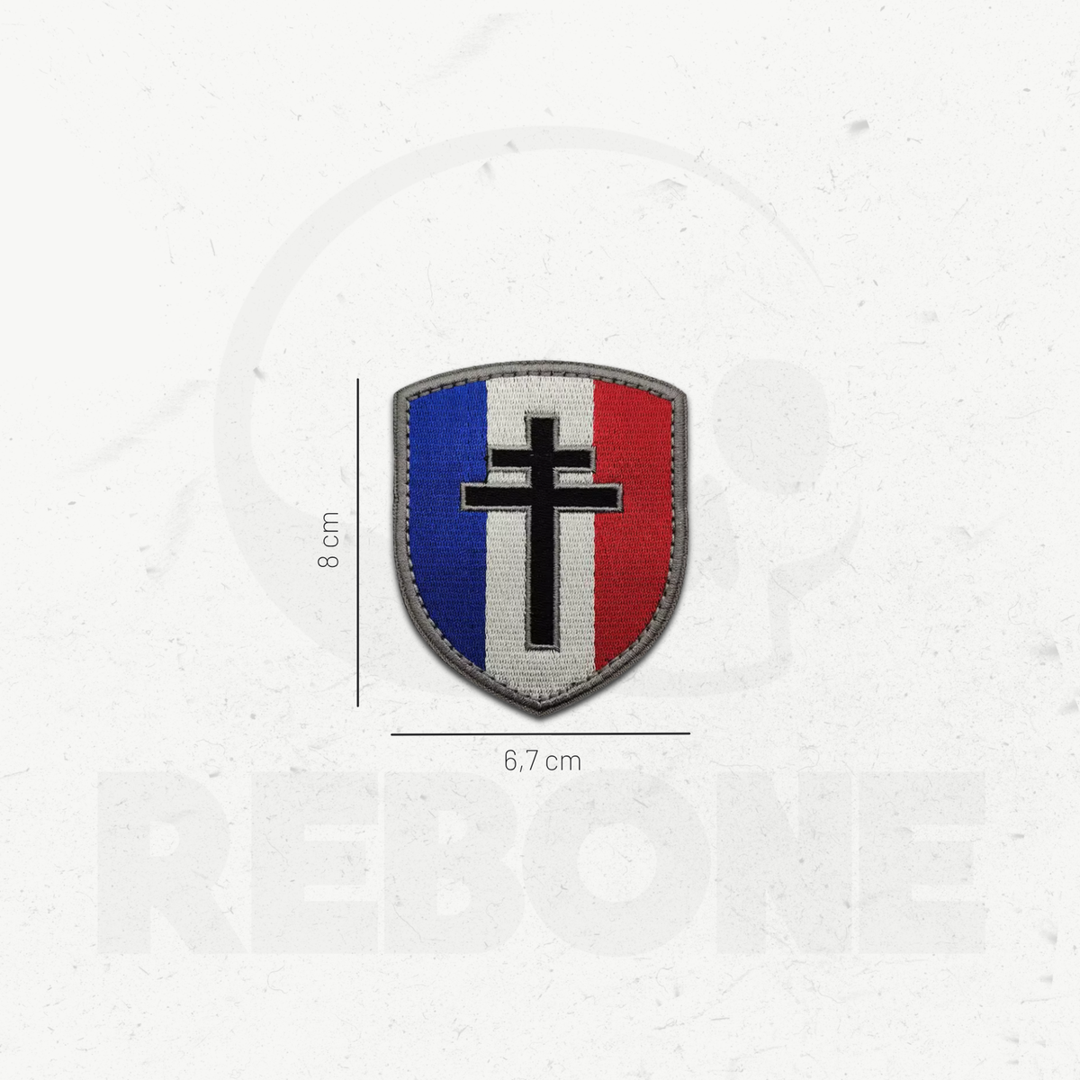 CROIX DE LORRAINE - PATCH BRODÉ