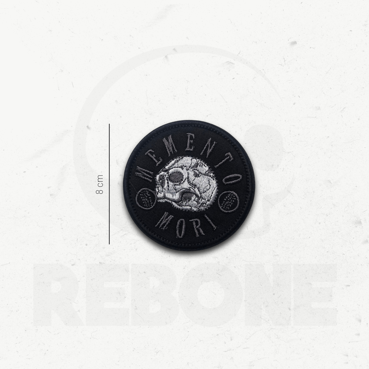 MEMENTO MORI #1 - PATCH BRODÉ