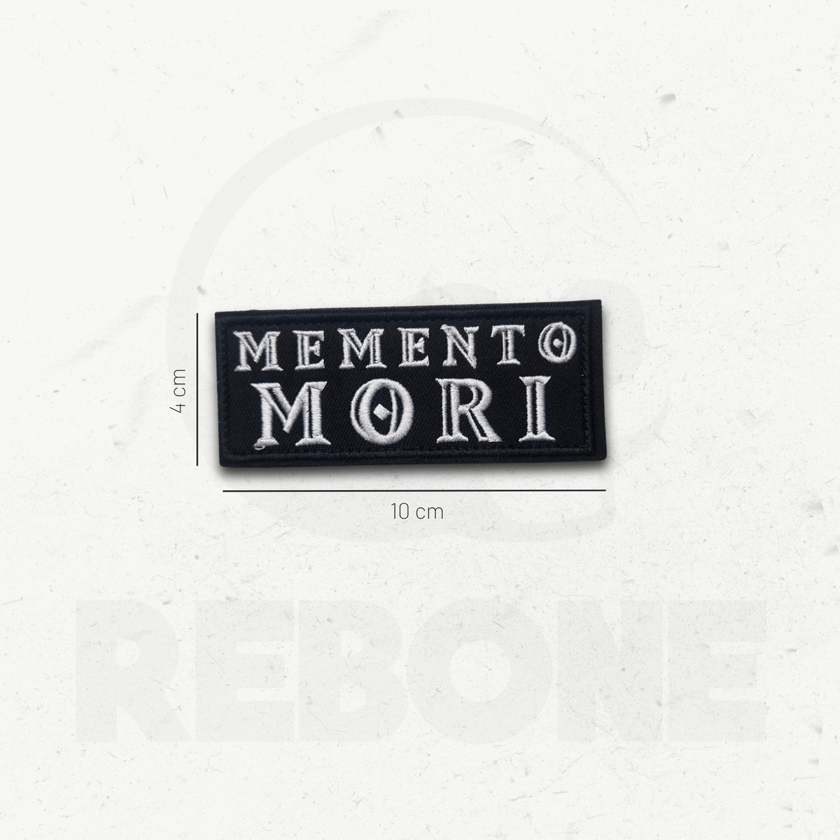 MEMENTO MORI #2 - PATCH BRODÉ