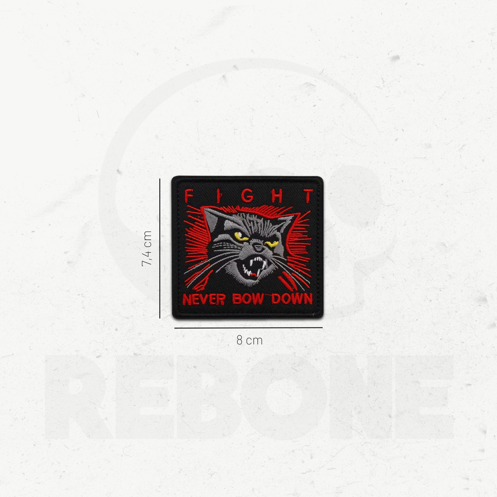 Never Bow Down - Patch brodé