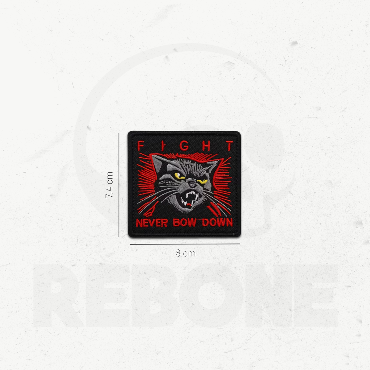 Never Bow Down - Patch brodé