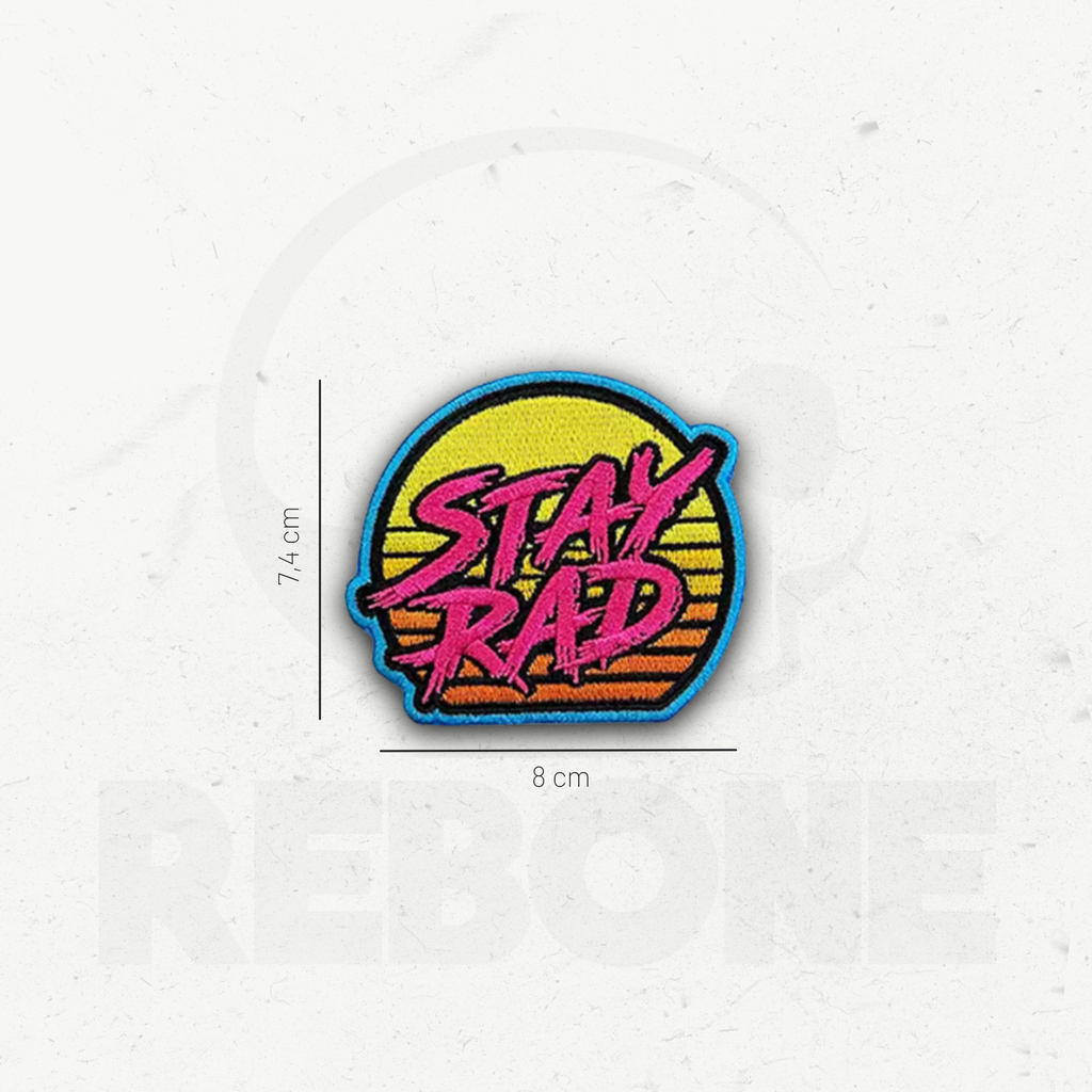 STAY RAD #1 - PATCH BRODÉ