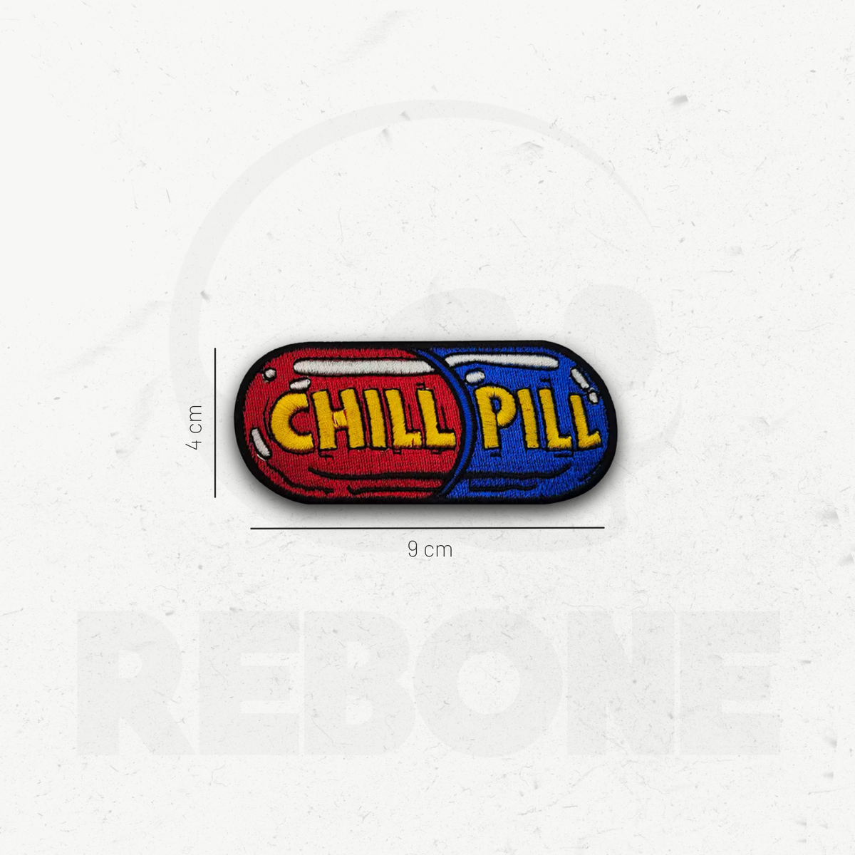CHILL PILL - PATCH BRODÉ