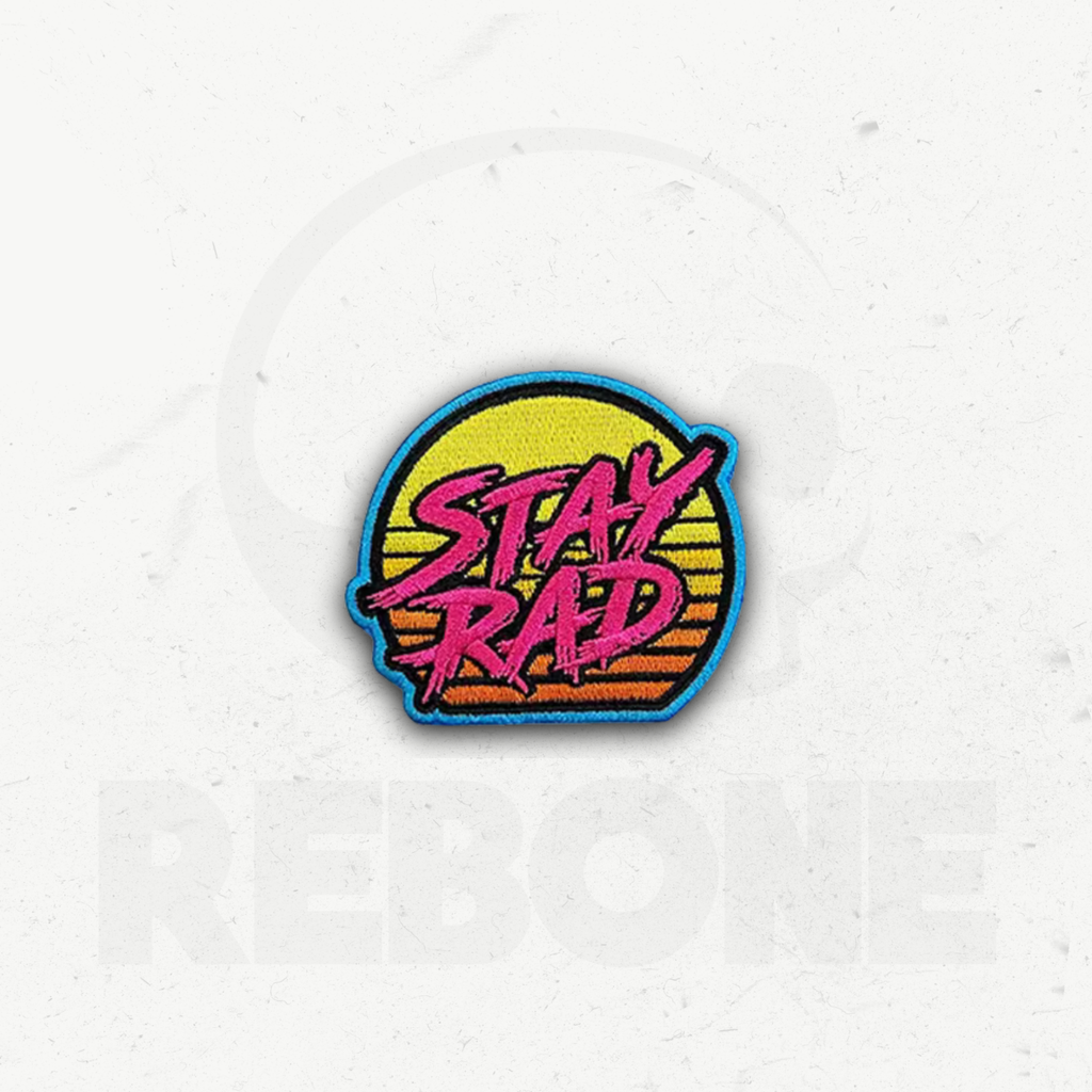 STAY RAD #1 - PATCH BRODÉ