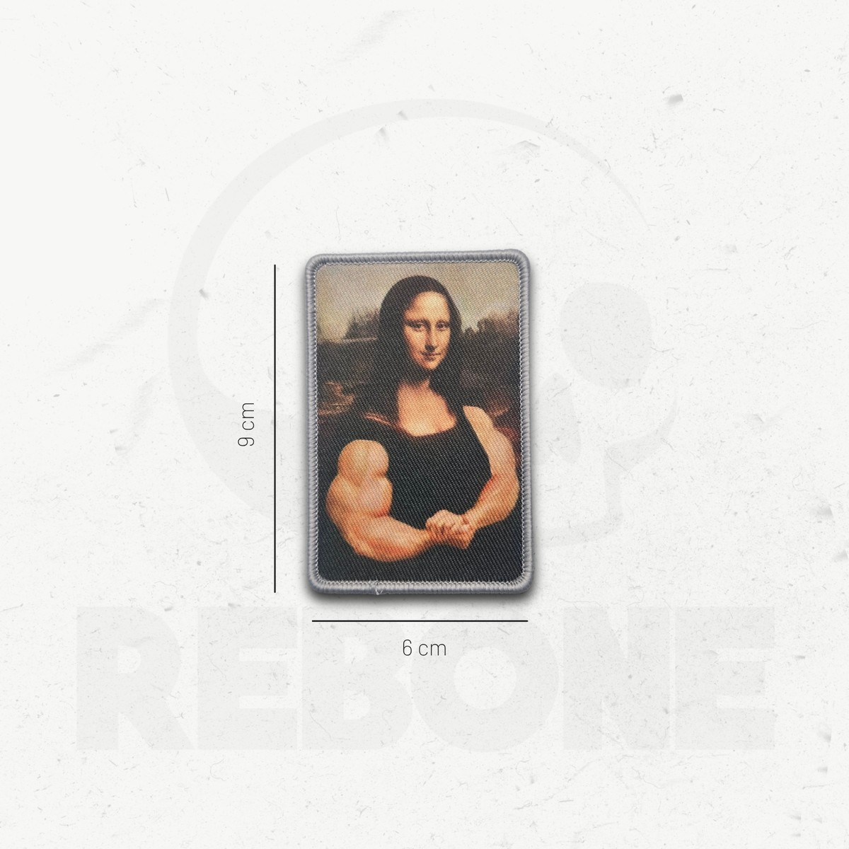 MONA LISA - PATCH BRODÉ