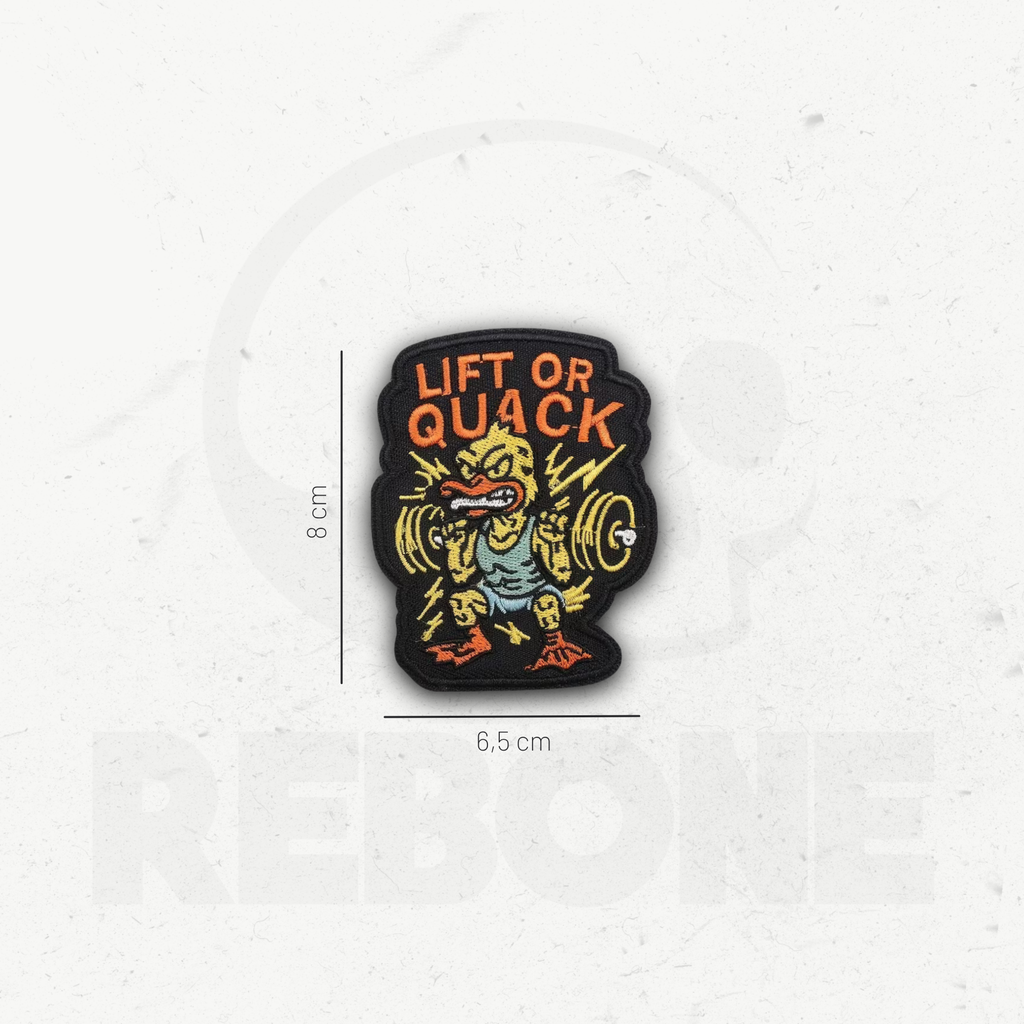 LIFT OR QUACK - PATCH BRODÉ