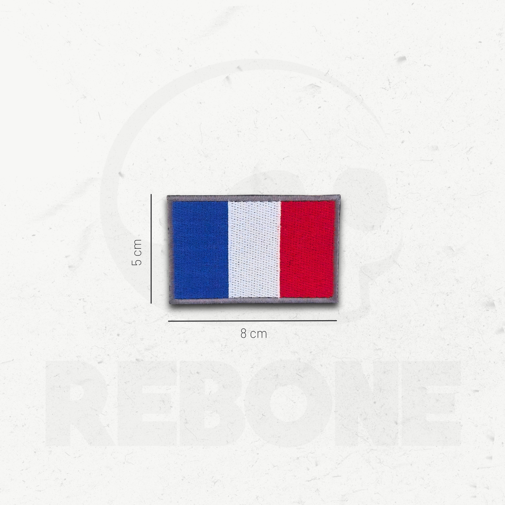 DRAPEAU FRANCE #2 - PATCH BRODÉ