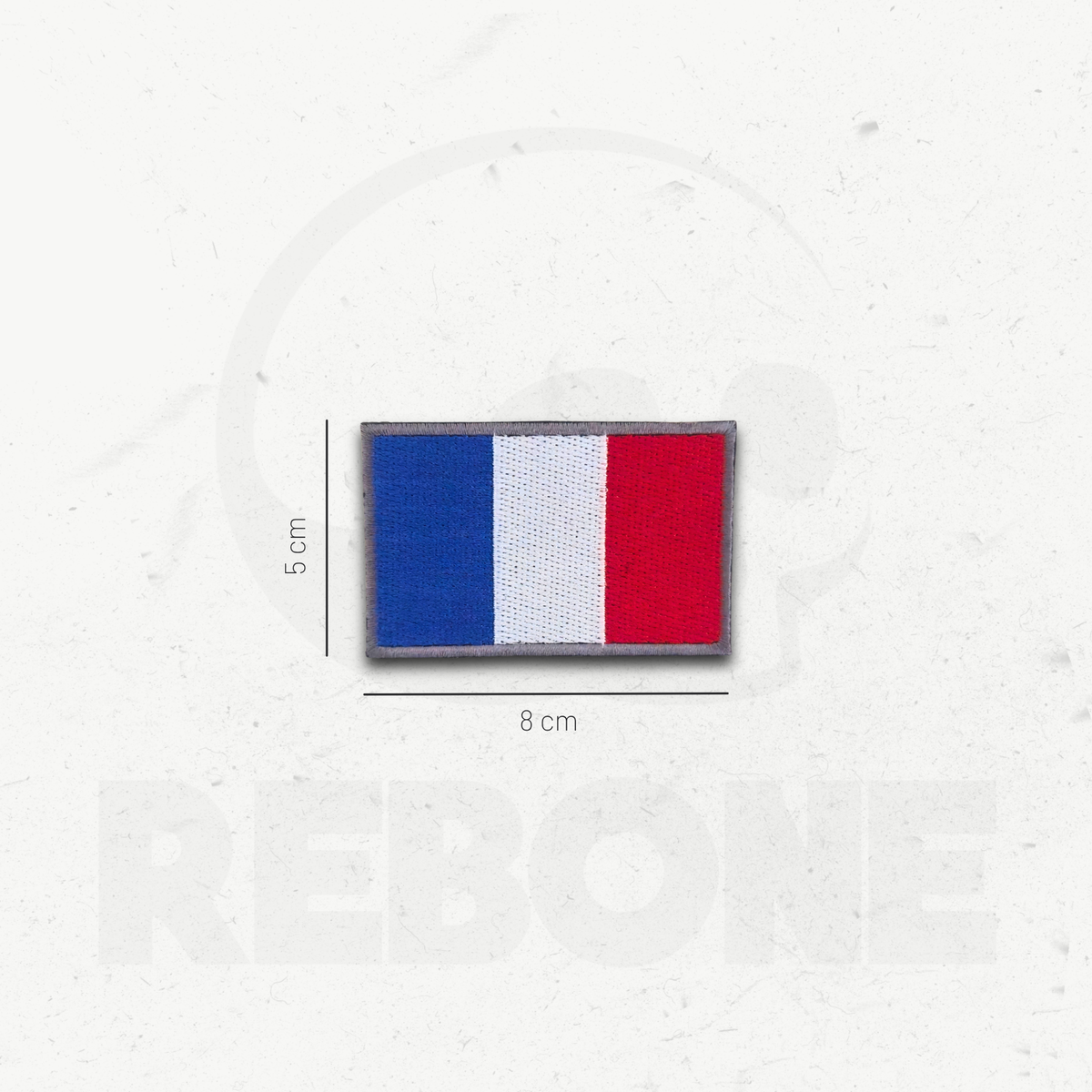 DRAPEAU FRANCE #2 - PATCH BRODÉ
