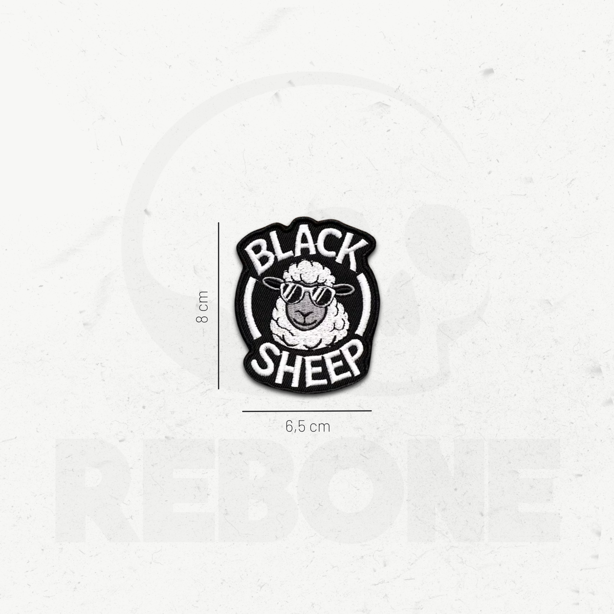 BLACK SHEEP - PATCH BRODÉ