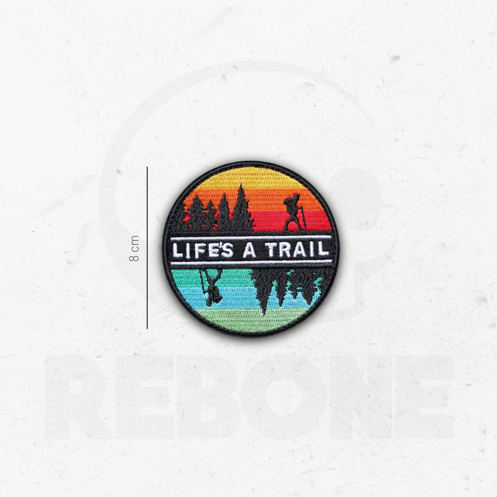 LIFE'S A TRAIL - PATCH BRODÉ