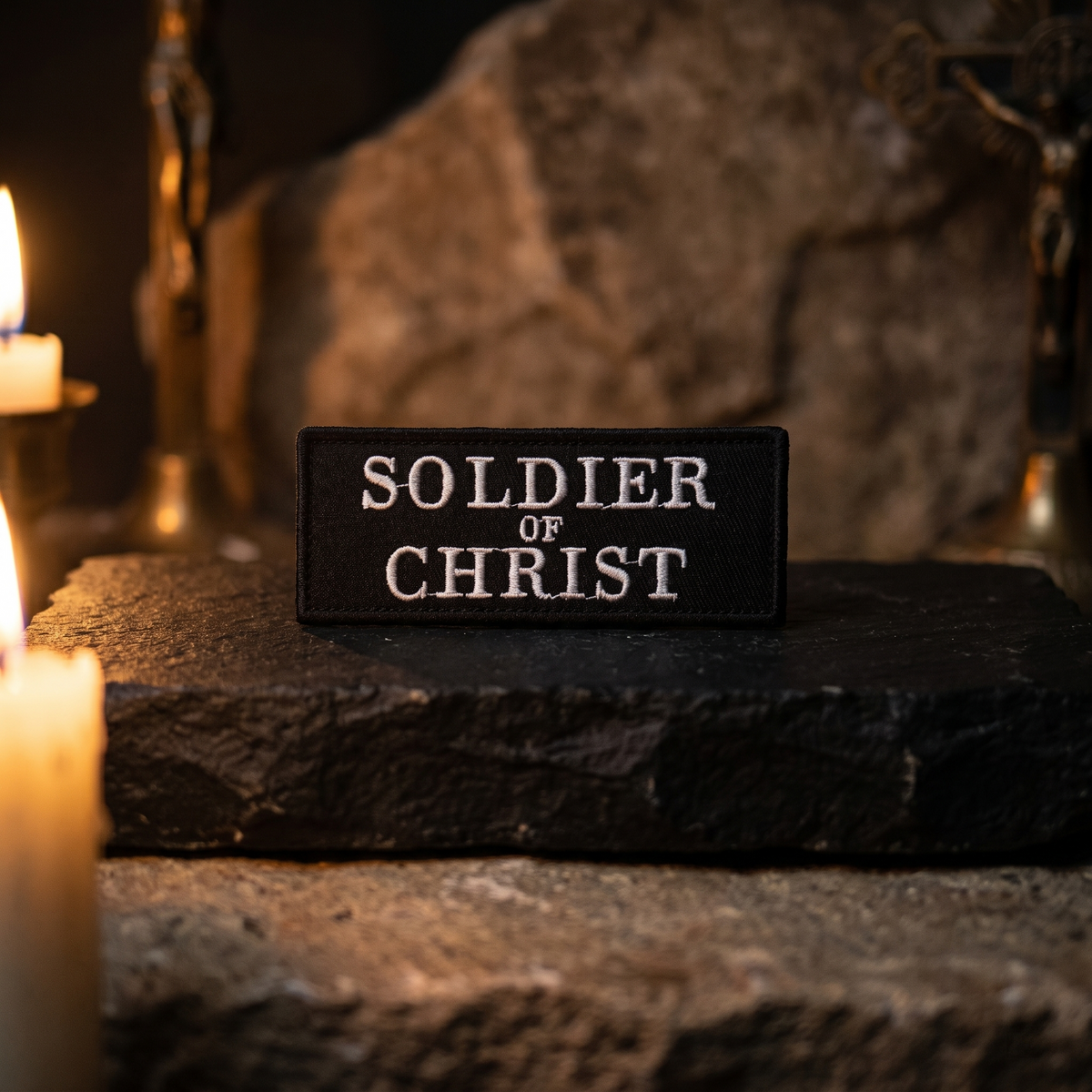 SOLDIER OF CHRIST #1 - PATCH BRODÉ