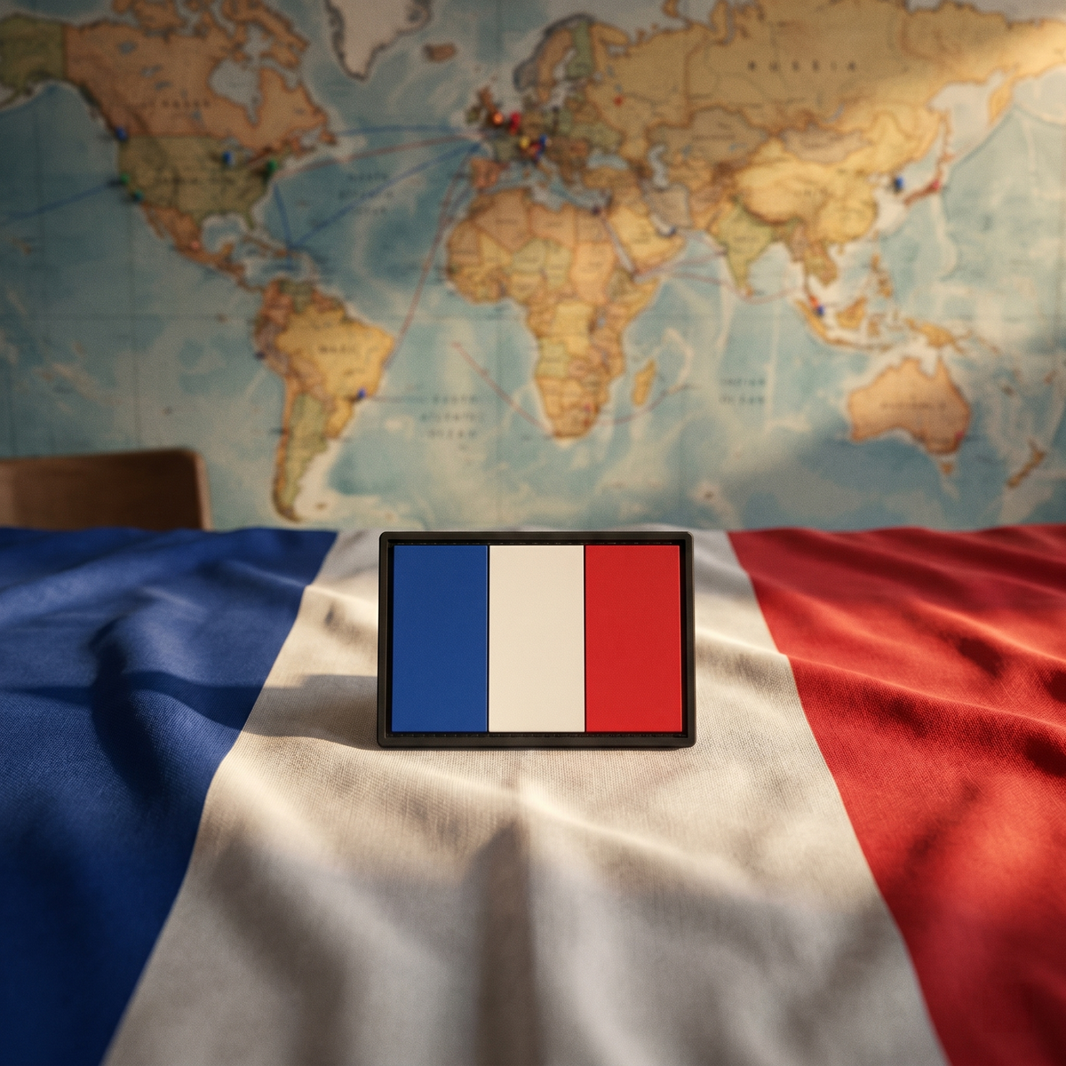 DRAPEAU FRANCE #1 - PATCH PVC
