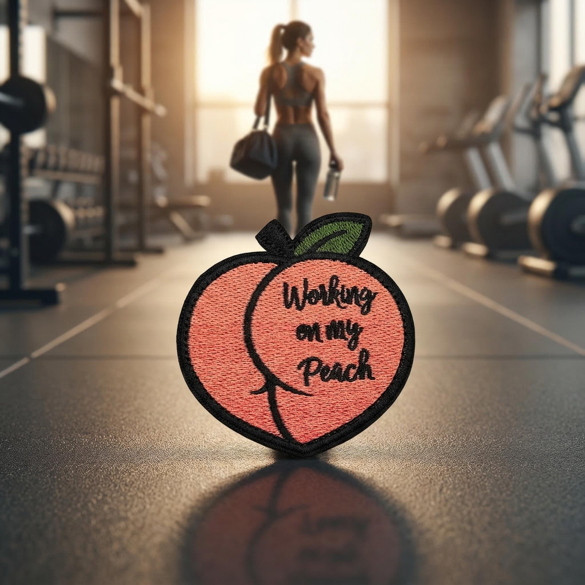 WORKING ON MY PEACH - PATCH BRODÉ