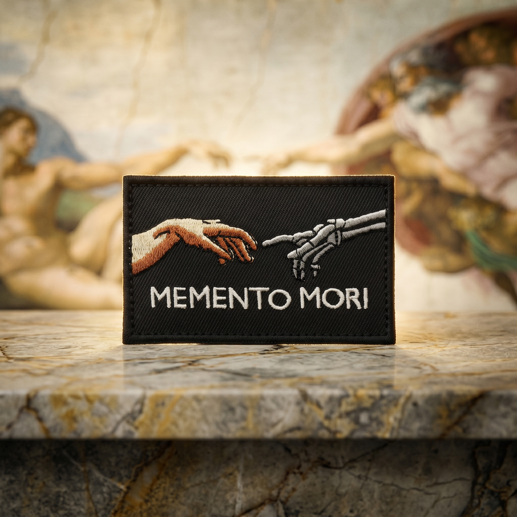 MEMENTO MORI #3 - PATCH BRODÉ