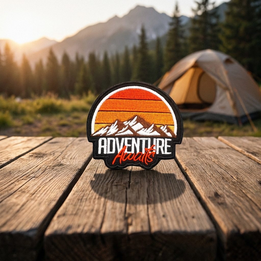 ADVENTURE AWAITS - PATCH BRODÉ