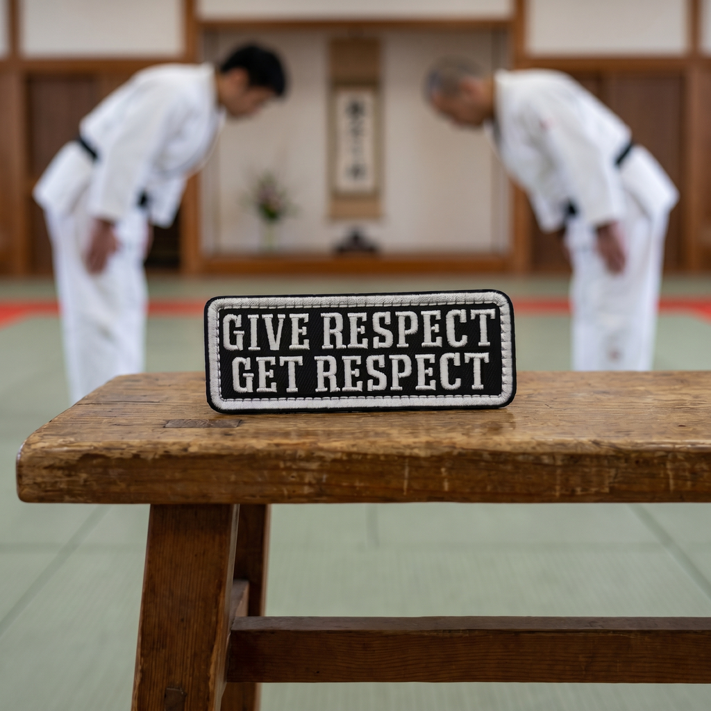 GIVE RESPECT GET RESPECT #2  - PATCH BRODÉ