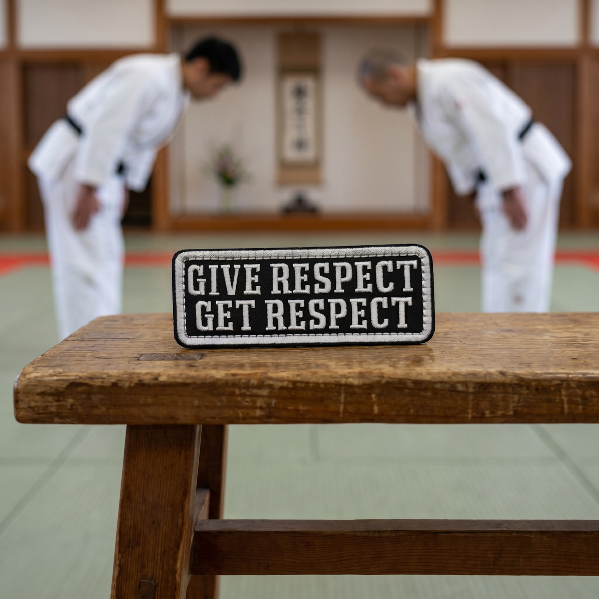 GIVE RESPECT GET RESPECT #2  - PATCH BRODÉ