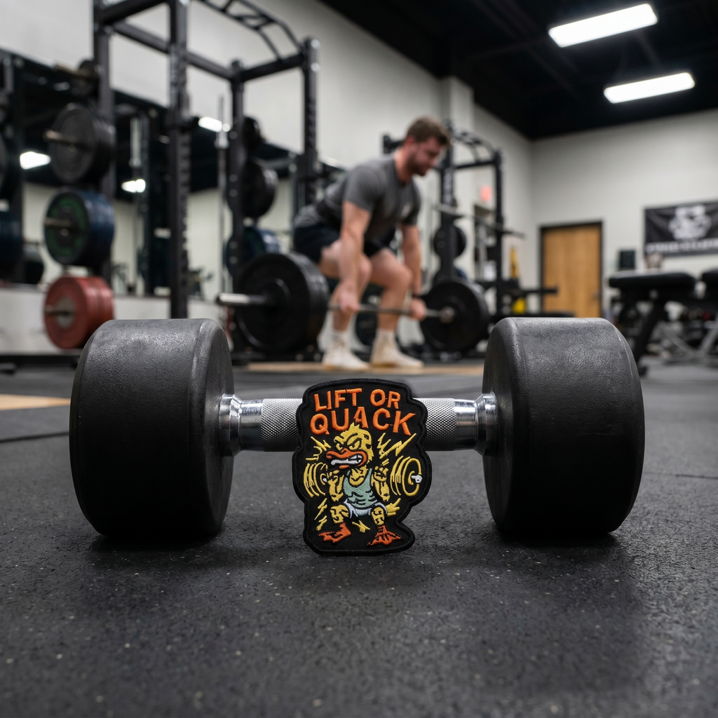 LIFT OR QUACK - PATCH BRODÉ