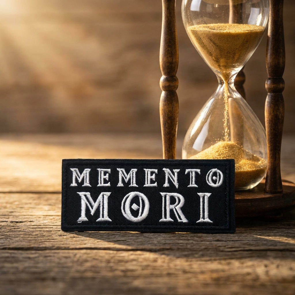MEMENTO MORI #2 - PATCH BRODÉ