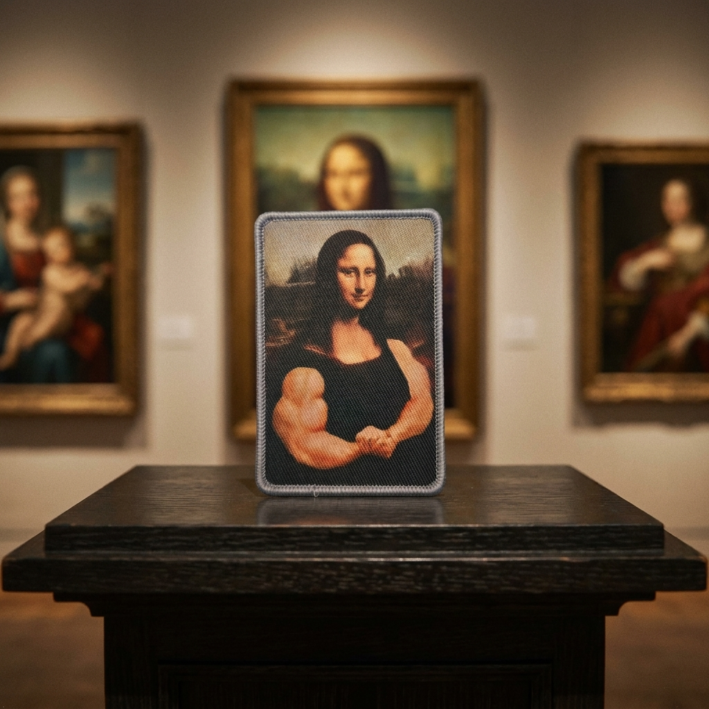 MONA LISA - PATCH BRODÉ