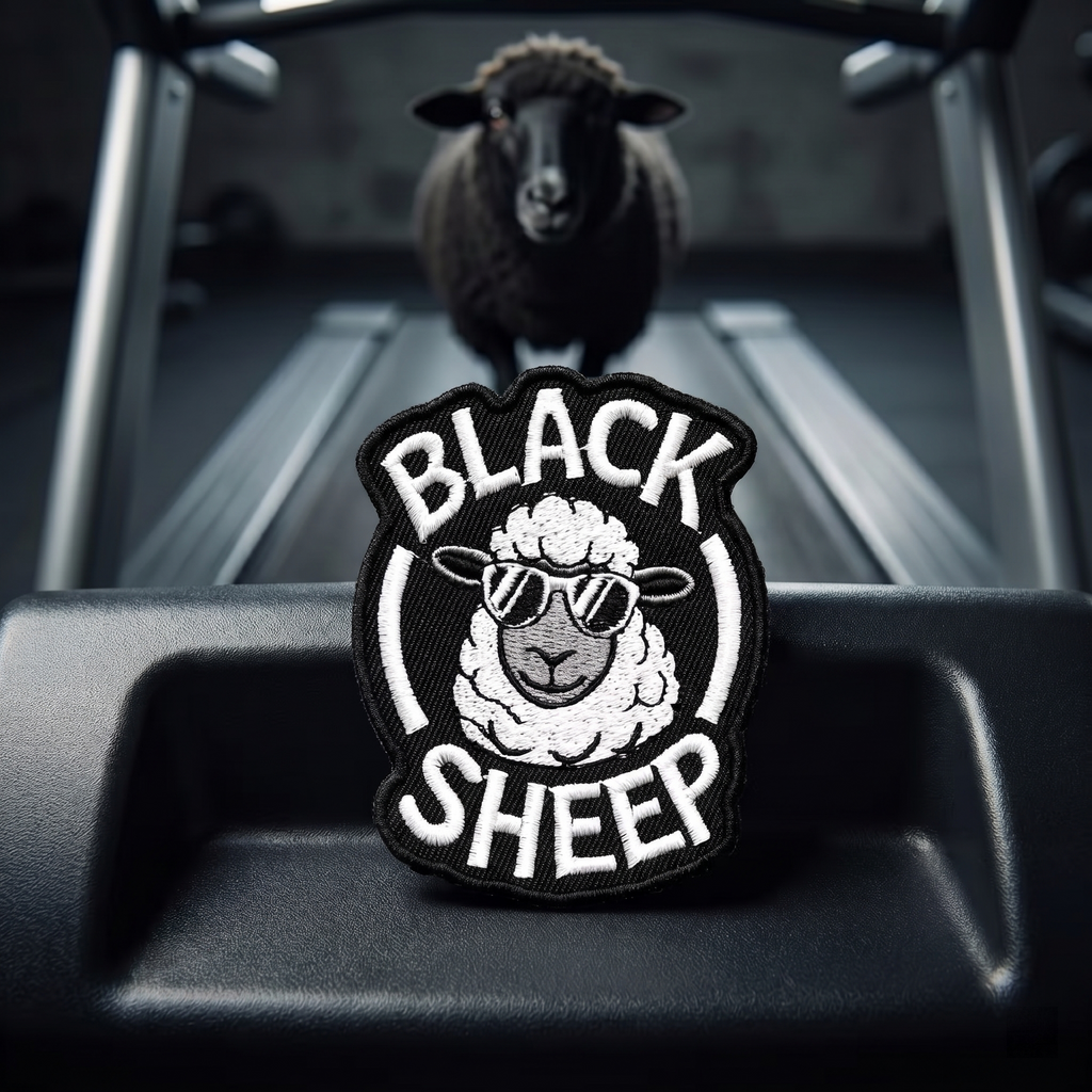 BLACK SHEEP - PATCH BRODÉ