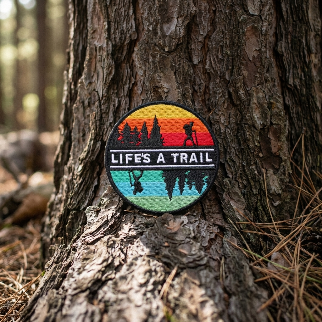 LIFE'S A TRAIL - PATCH BRODÉ