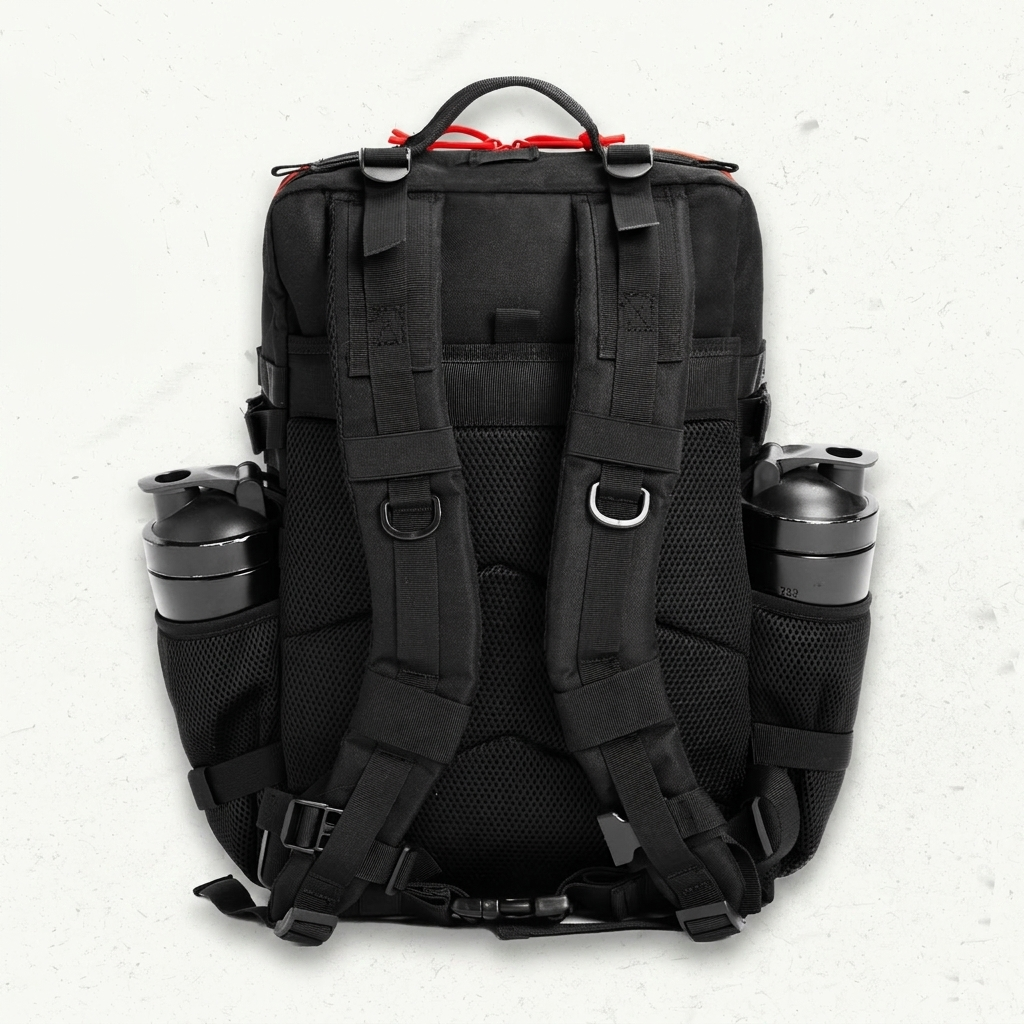 CARRY ONE 45L - NOIR & ROUGE