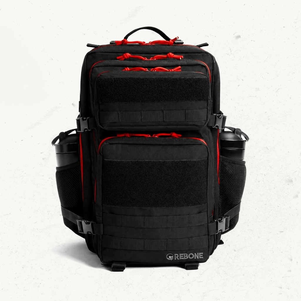 CARRY ONE 45L - NOIR & ROUGE