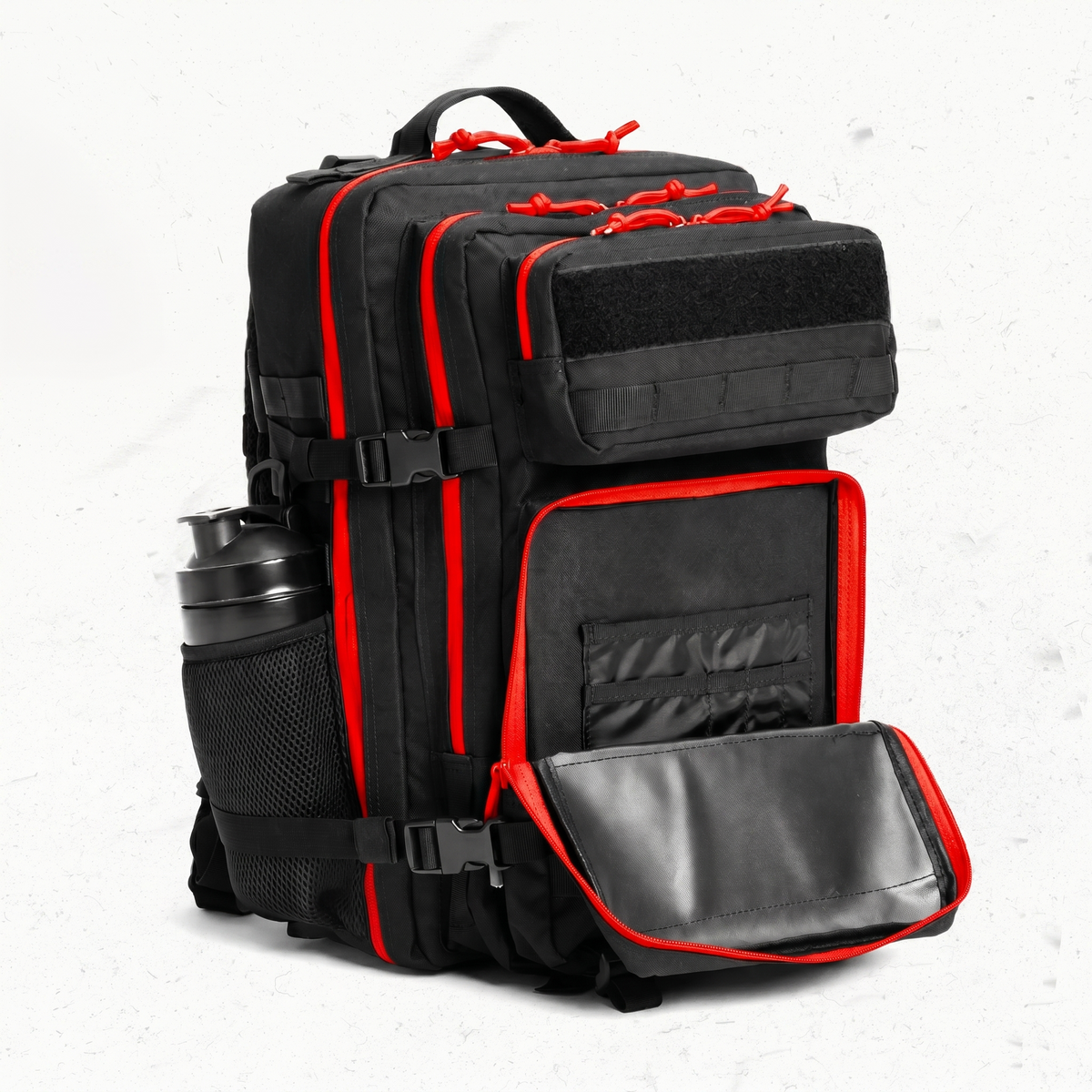 CARRY ONE 45L - NOIR & ROUGE